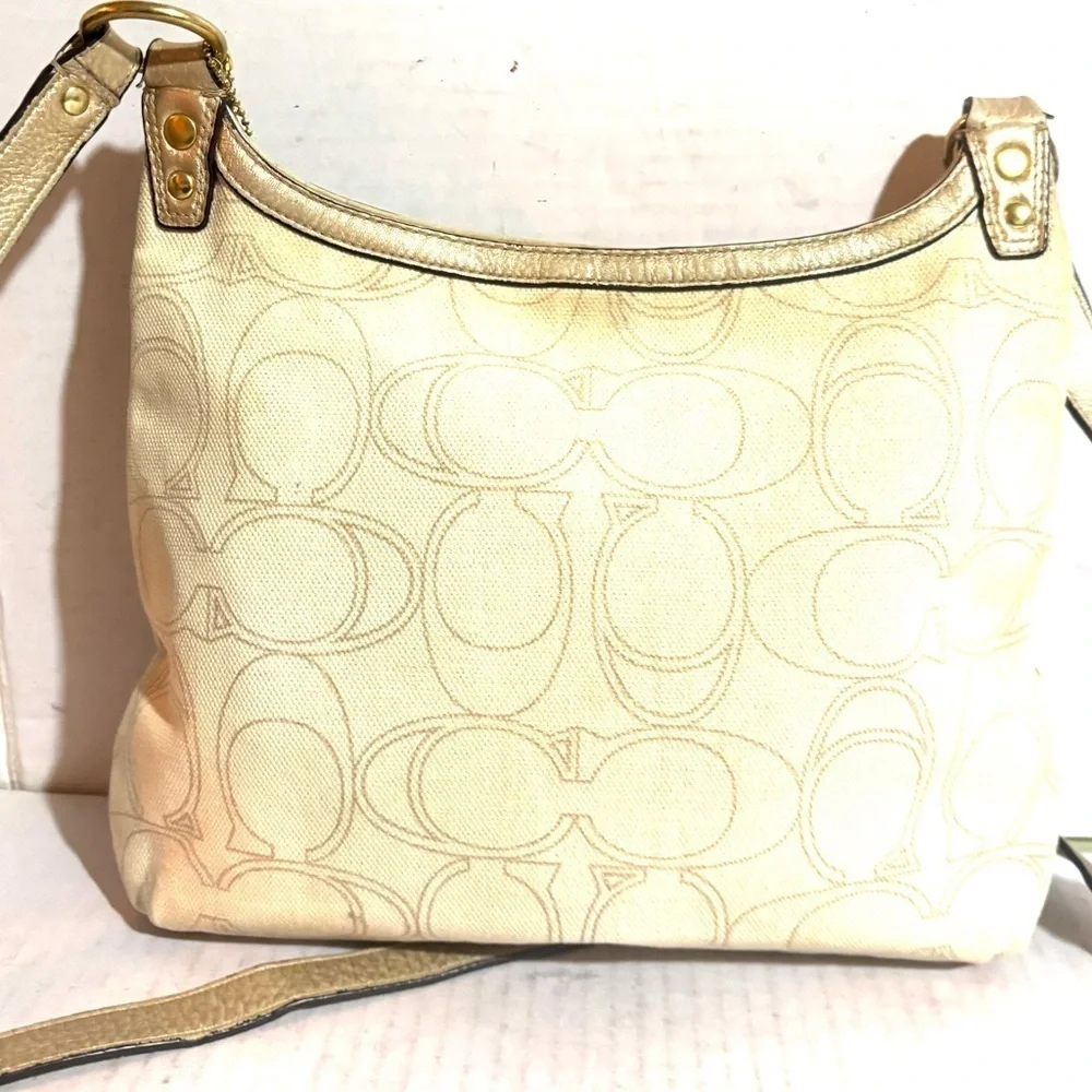 Coach Beige Crossbody Bag